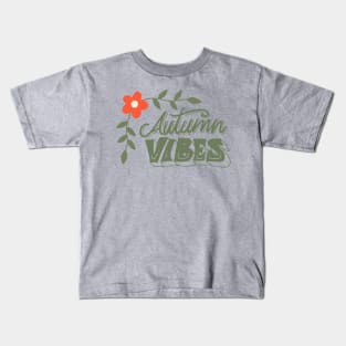 Autumn vibes design Kids T-Shirt